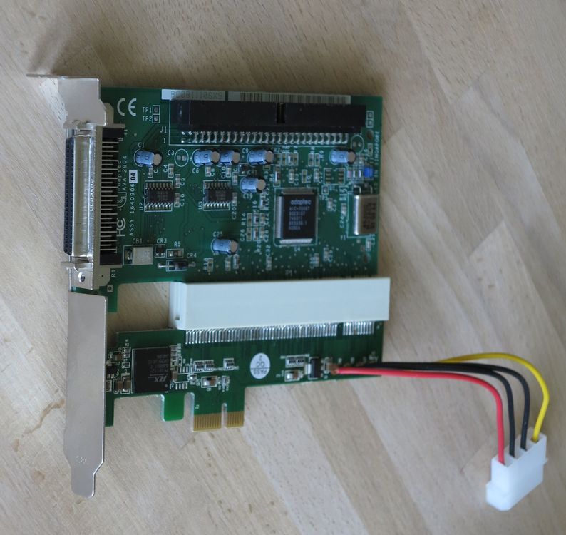 Adaptec AVA-2904 SCSI-Karte für PCIe unter Windows 11 | Acheter sur Ricardo