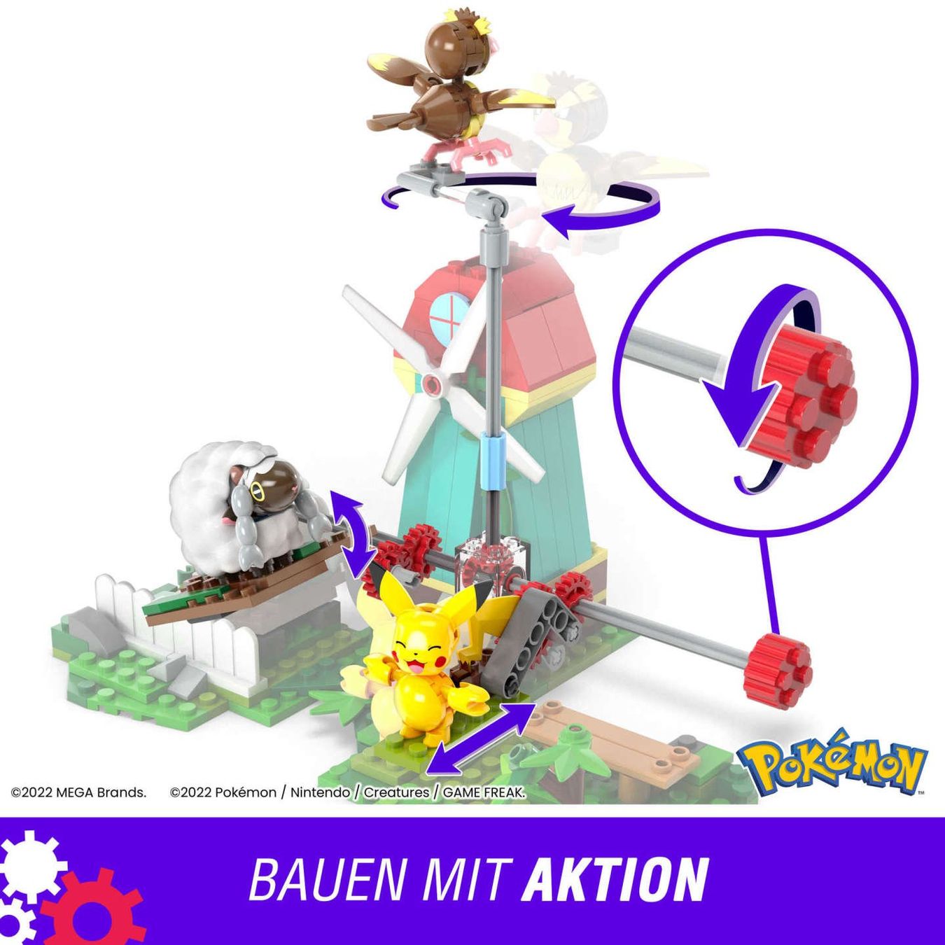 Mega Kit di costruzioni: Mega Pokémon Windmühlen-Farm HKT21 – Nuovo e nell'imballaggio originale da Basadingen venduto da NekoBricks 3