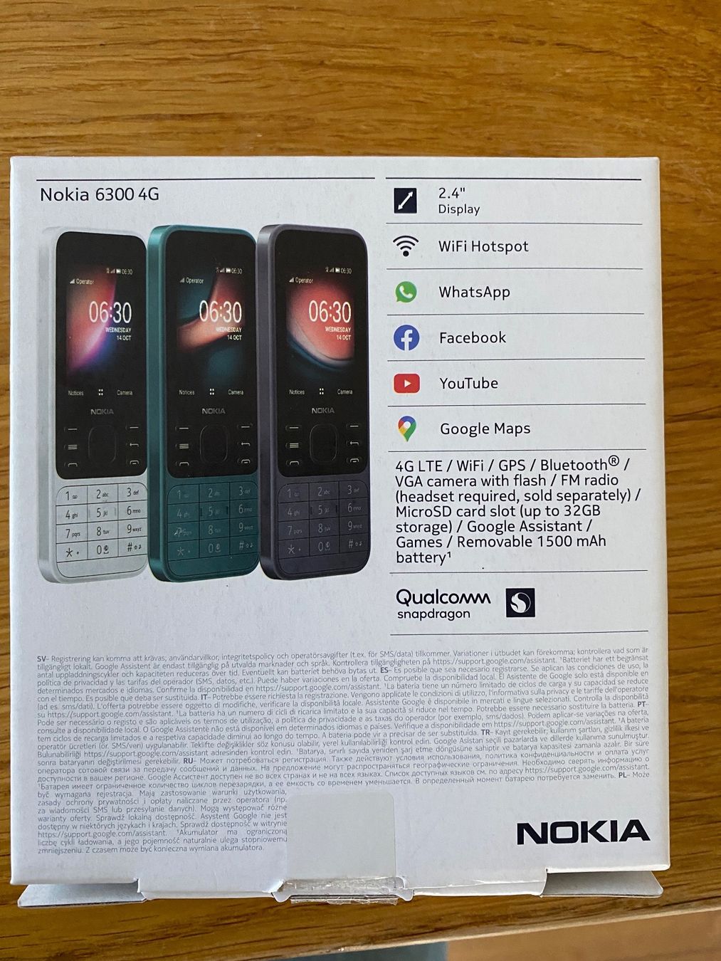 Nokia Handys / Smartphones: Nokia 6300 4G – Neu und originalverpackt aus Ittigen von  2