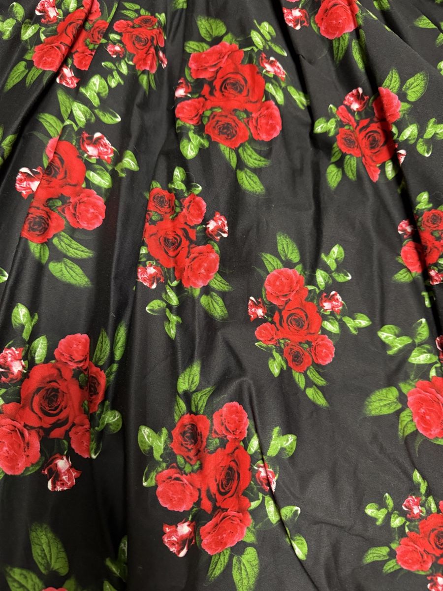 Vestiti: Rockabilly-Kleid Hell Bunny Rosenmuster Grösse S neu – Nuovo (secondo la descrizione) da Elsau venduto da TDrazz_881 3