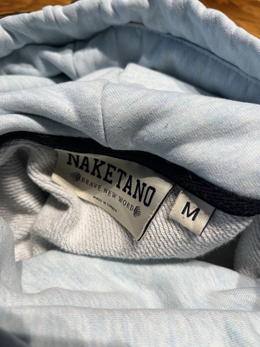 Naketano Maglioni & Felpe: Naketano Kapuzenpullover hellblau Grösse M  – Usato da Baar venduto da Girlpower1994