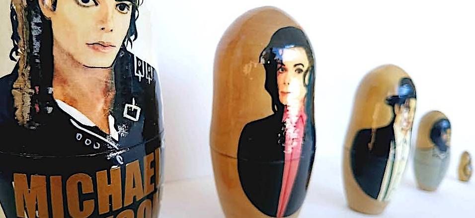 Figuren: Michael Jackson Matrioska Originale Dipinta a Mano – Gebraucht aus Torre von Jessica_M111 1