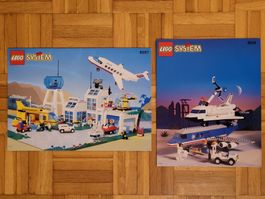 2 Lego flugzeug bauplane /2 modes d'emploi Lego aviation