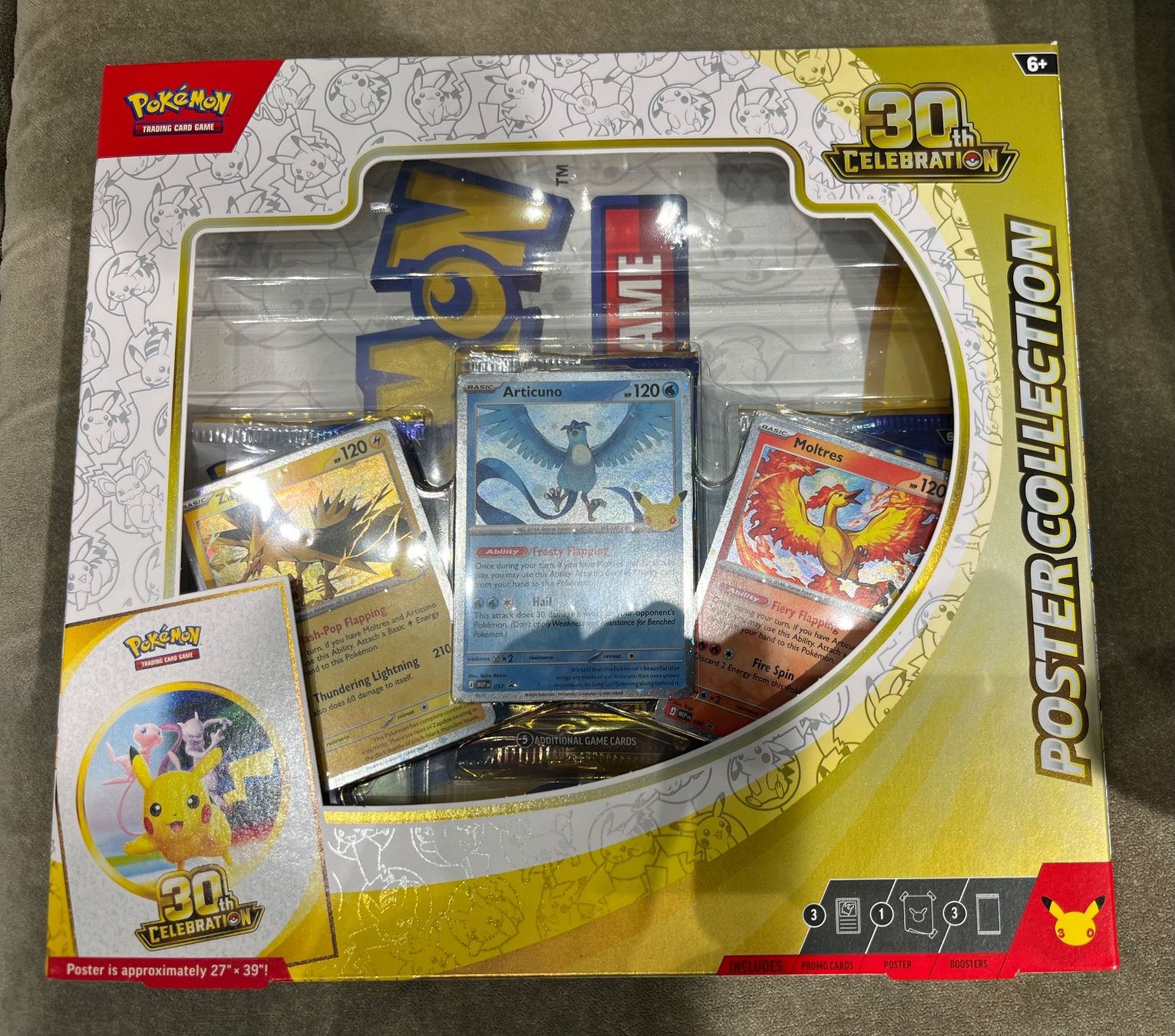 Pokémon Sammelbilder & Trading cards: Pokemon 30th Poster Collection Box – Neu und originalverpackt aus Winterthur von saloun
