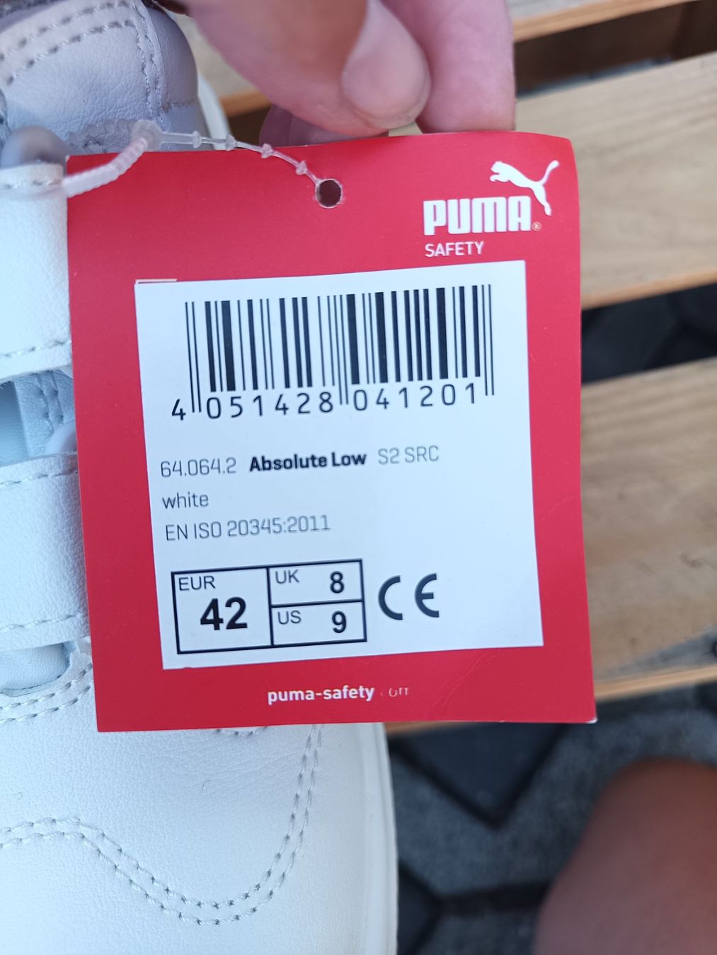 Puma Scarpe da uomo: Puma Sicherheitsschuhe S2 SRC 42 – Nuovo e nell'imballaggio originale da Oberegg venduto da 19franzi94 6