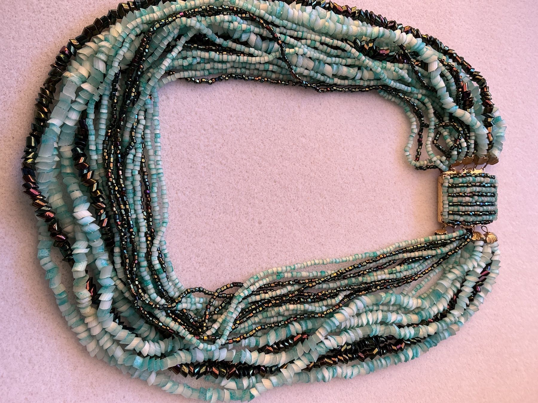 Gablonzer Colliers: Gablonzer Collier mehrreihig  o – D'occasion à Wettingen par Andres54 2