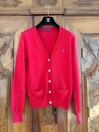 RALPH LAUREN  Strickjacke 100% Baumwolle, Größe S