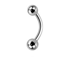 Piercing sopracciglio in acciaio nuovi di fabbrica