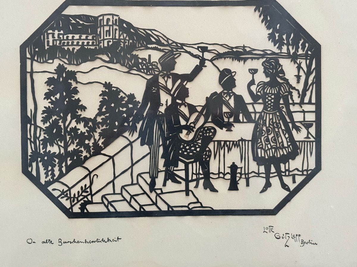 Dipinti: Scherenschnitt - Lotte Gützlaff Berlin um 1920  – Usato da Solothurn venduto da NUVICO 2