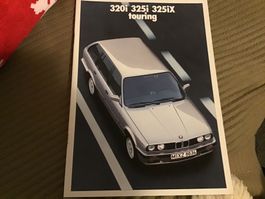 BMW 320i-325iX touring Verkaufsprospekt Januar 1988