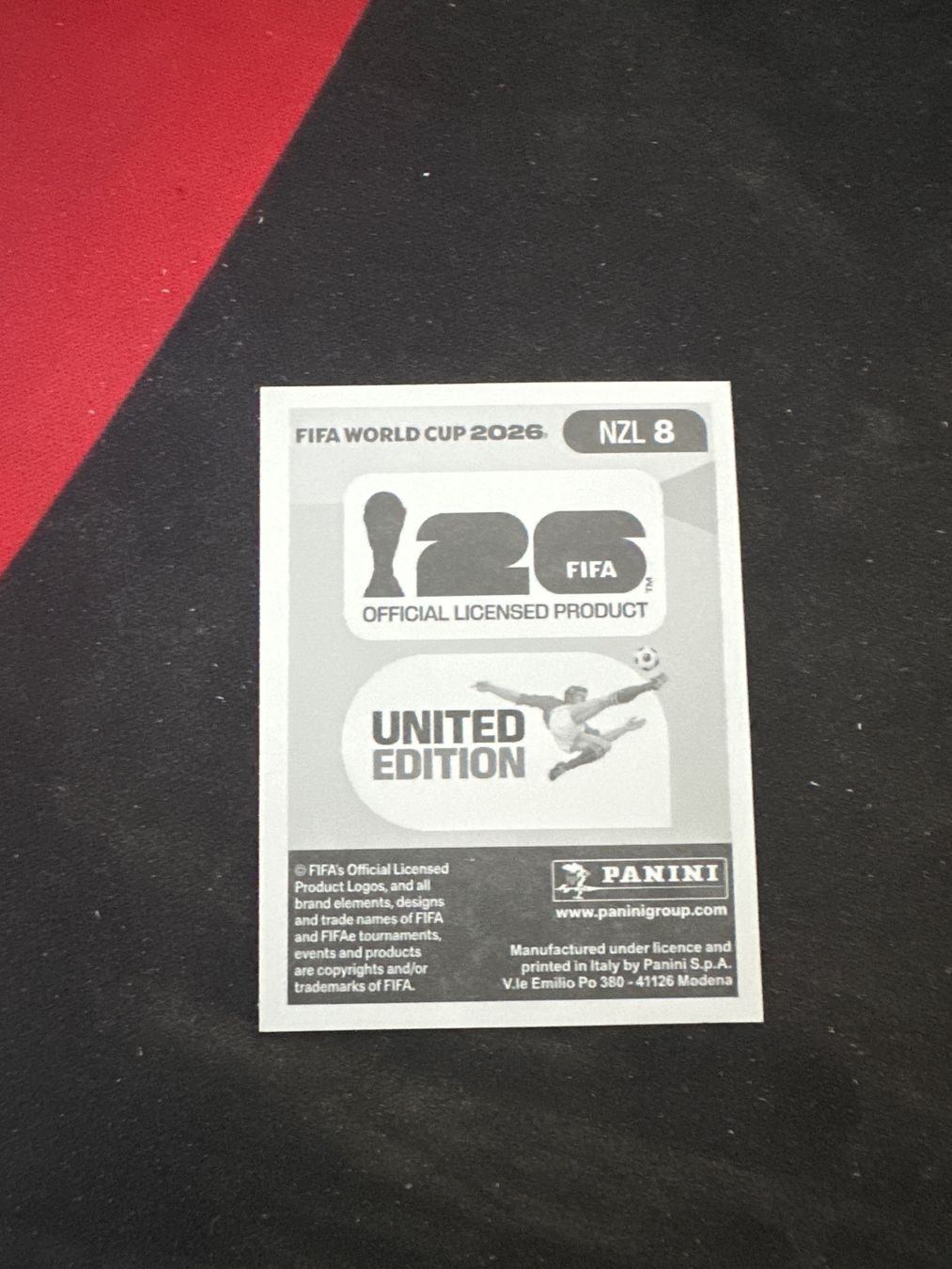 Panini Carte collezionabili: Panini FIFA WM 2026 Sticker - NZL 8 – Usato da Sulz AG venduto da DealWerk 1