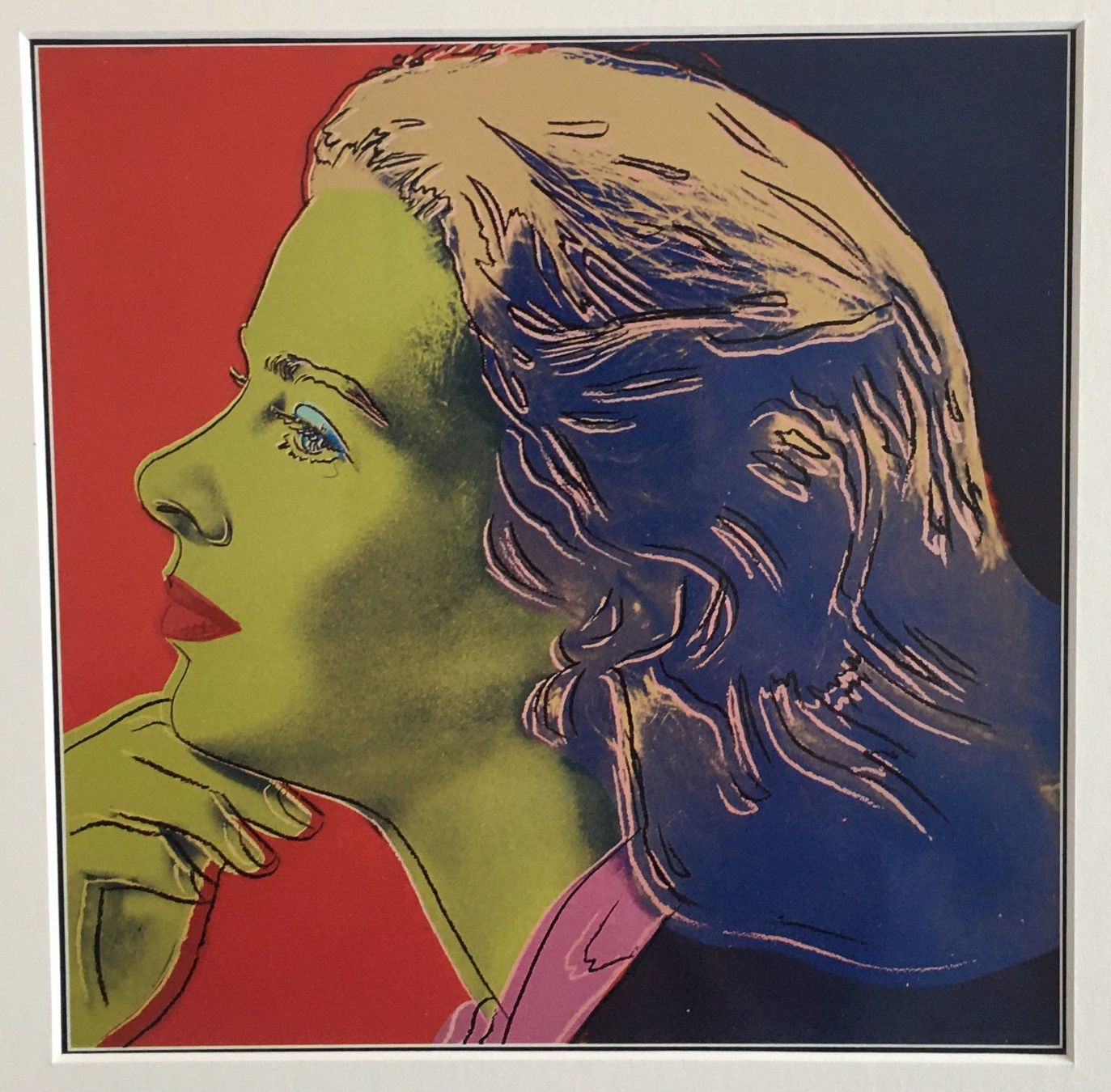 Grafiken & Lithographien: Andy Warhol " Ingrid Bergman – Herself "   KUNSTDRUCK – Gebraucht aus Nennigkofen von juhit 2