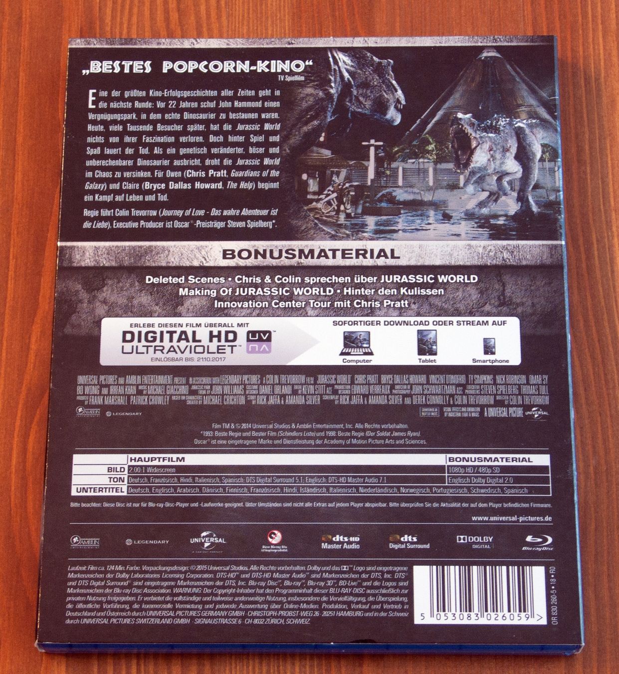 Tutti i DVDs: Jurassic World - Blu-ray – Usato da Bülach venduto da Ckitzmueller 1