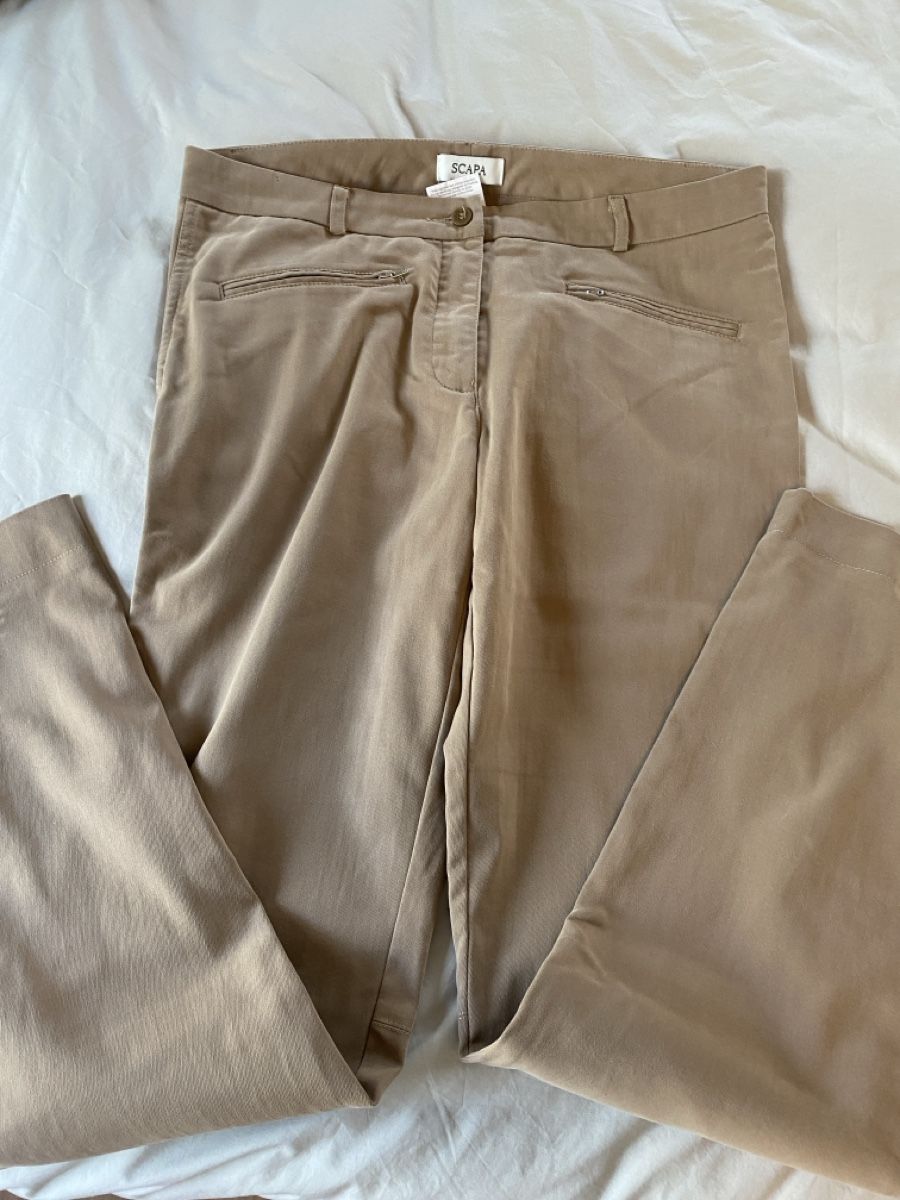 Scapa Pantaloni: SCAPA Beige Pants, Size 42, Excellent Condition – Usato da Reinach BL venduto da stutkir