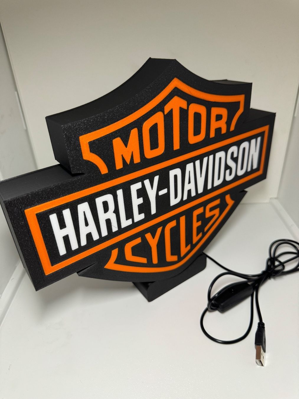 Lampade: Lightbox lumière led Harley Davidson – Nuovo (secondo la descrizione) da Vicques venduto da PAMB3D 4