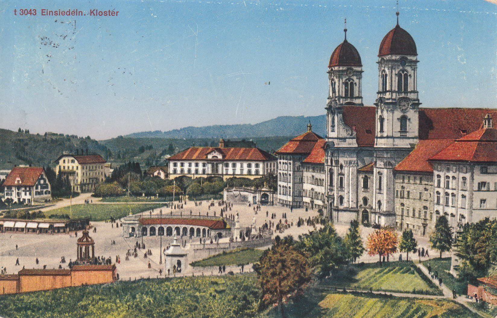 Ansichtskarten: Einsiedeln 1946 (?) – Gebraucht aus Bürglen TG von StampGraf