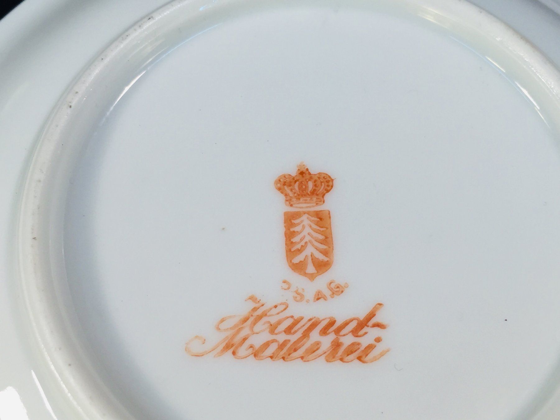 Tazze: Vintage P.S. AG Handmalerai Kaffeetasse – Usato da Schaffhausen venduto da sparzone 7