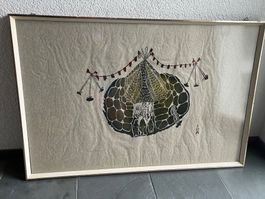 Pitseolak Ashoona Inuit 1904-1983 Steindruck 23/50 signiert