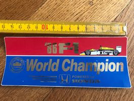 Kleber Honda World Champion 1986