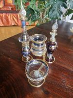 2 orientalische Parfumflacons, 1 Ölverdunster
