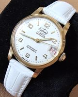 Eden Handaufzug Vergoldet Swiss Made Elegante Armbanduhr