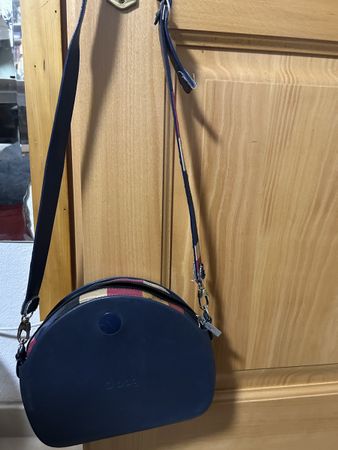 Sac bandoulière O bag bleu marine, bon état général