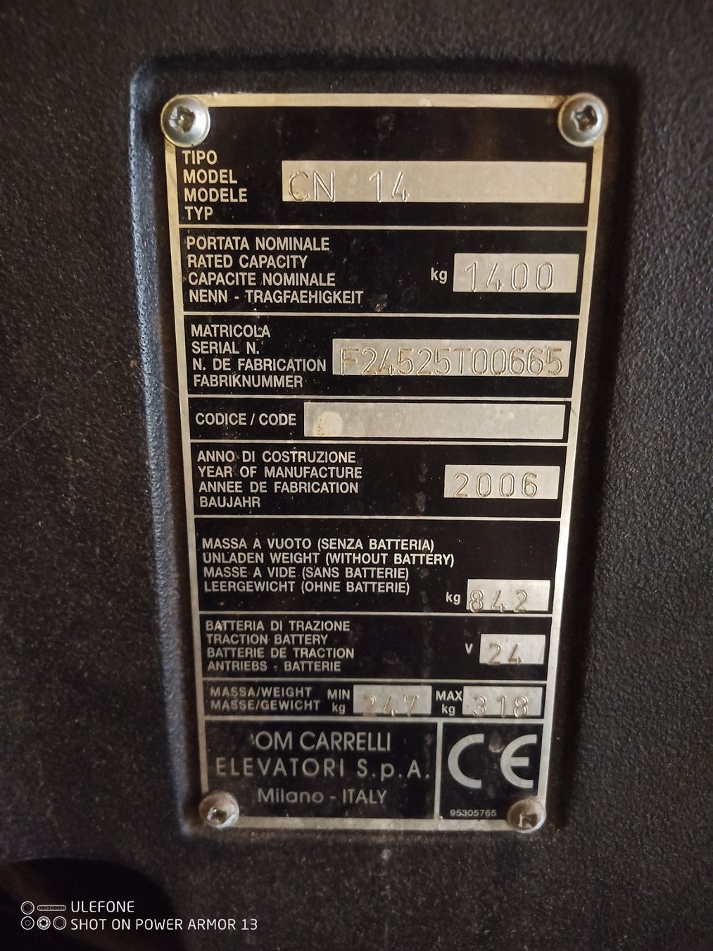 Carrelli elevatori e a forche: Deichselstapler OM CN 14 – Difettoso da Mosnang venduto da christian2291 2