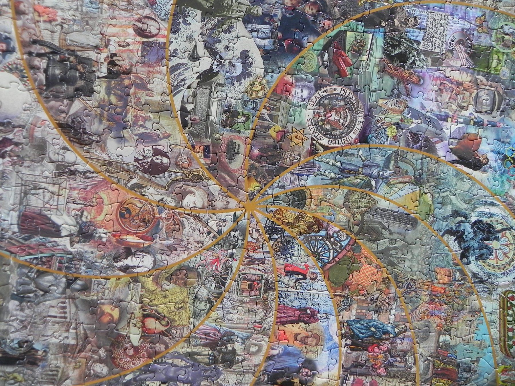 Puzzles: Puzzle rund 500 Teile Kunstmotiven – D'occasion à Stallikon par pcerny16 4
