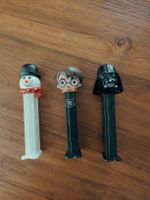 3 PEZ distrib. Harry Potter Darth Vader Bonhomme de Neige