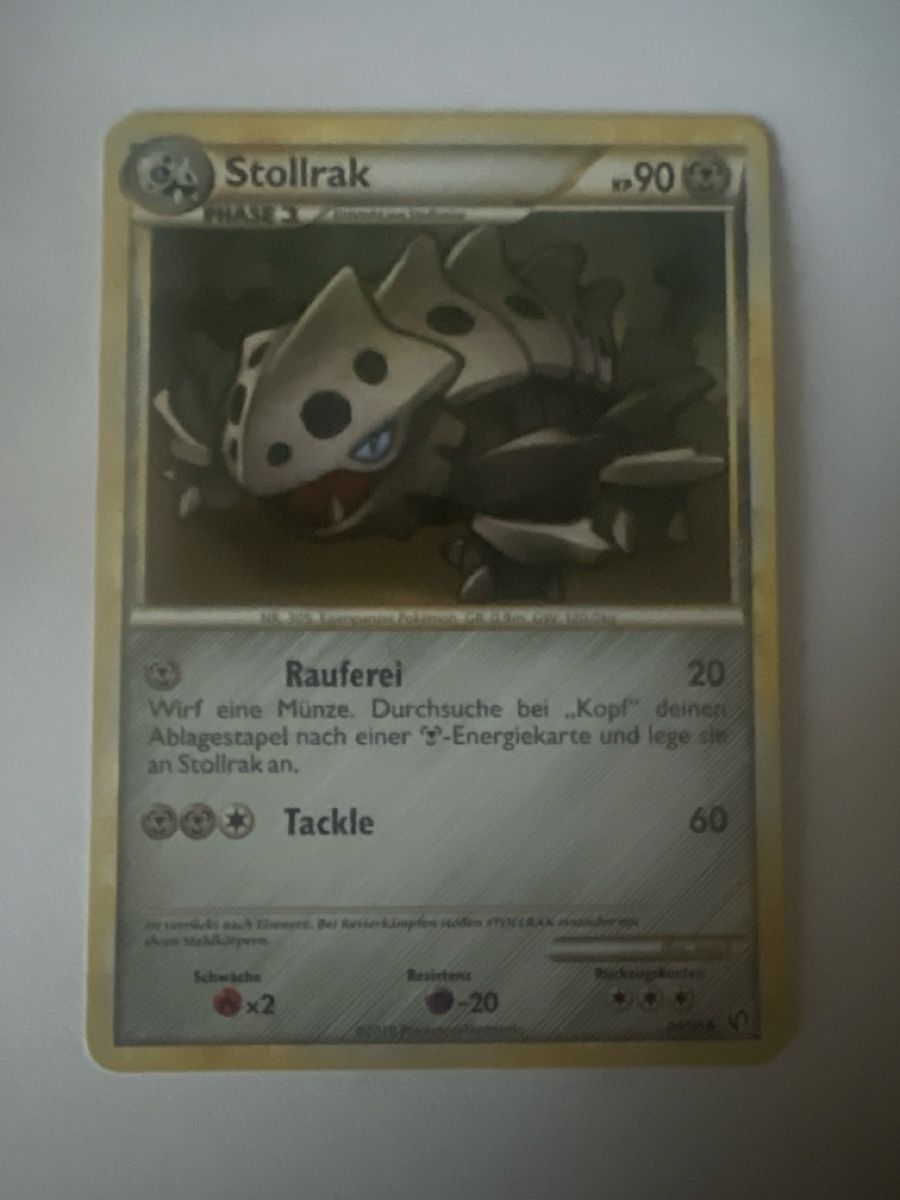 Pokémon Sammelbilder & Trading cards: Stollrak Pokémon  – Gebraucht aus Frauenfeld von mwguv
