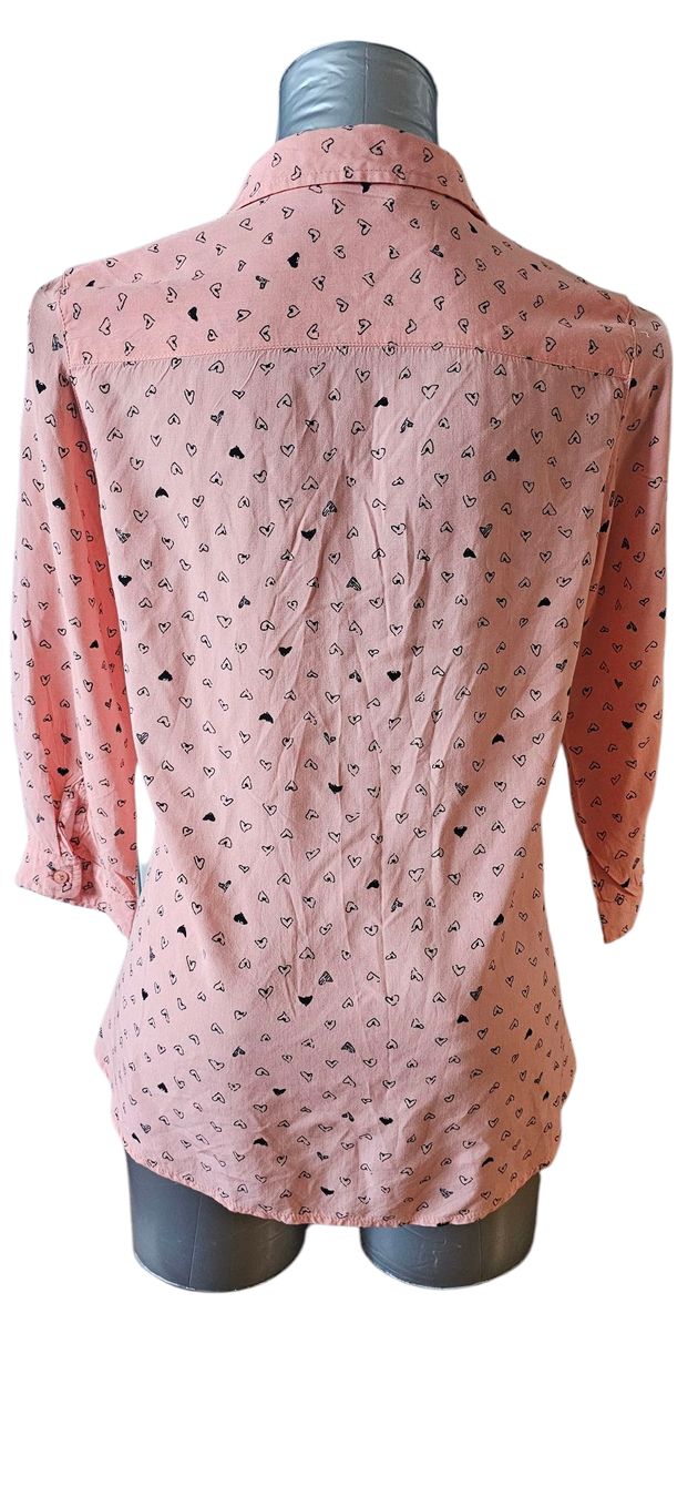 Camicette: Bluse mit Herzmuster, Grösse M - Top Zustand! – Usato da Langenthal venduto da SecondChanceShop 1