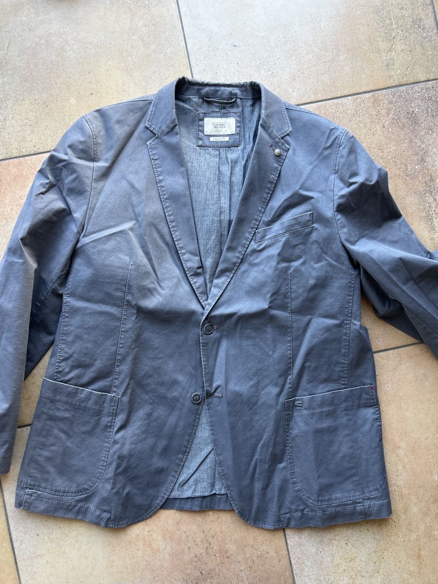 Camel Giacche: Blazer Camel Active grise, taille 60, Regular Fit – Nuovo (secondo la descrizione) da La Brévine venduto da Pascal_79