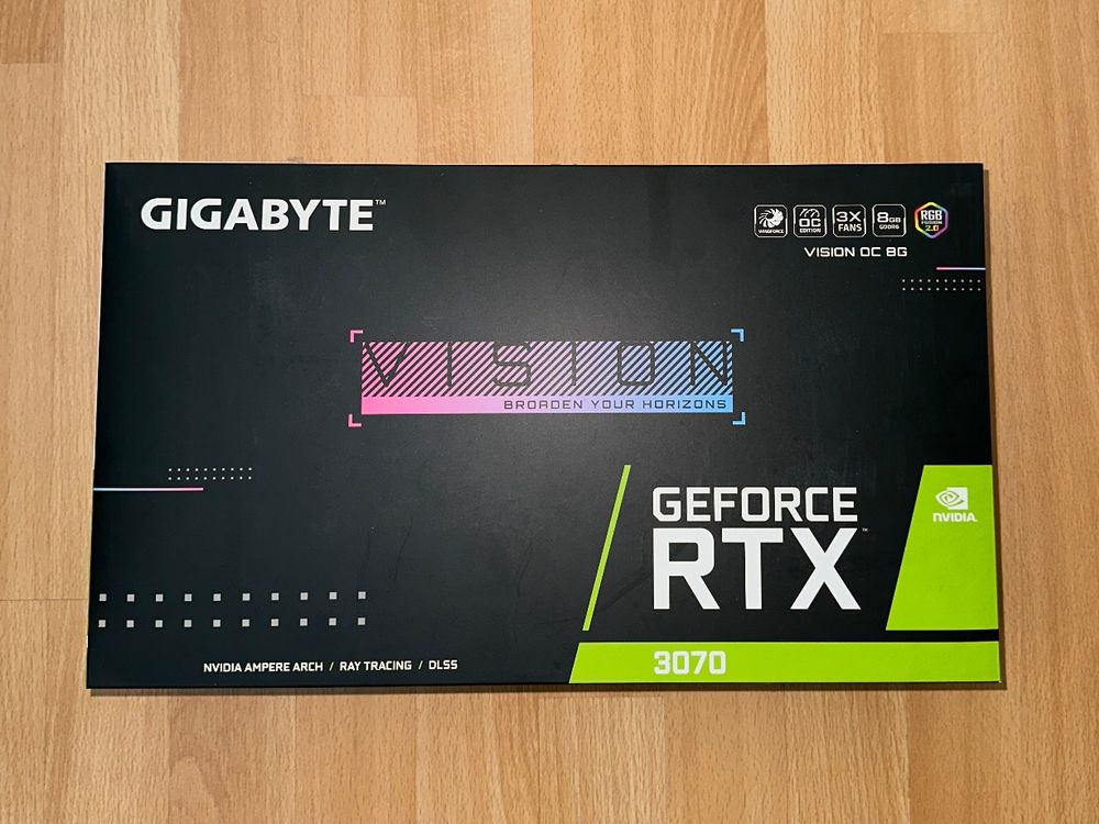 Gigabyte GeForce RTX 3070 Vision OC 8G/REV 2.0 (Neu und ...