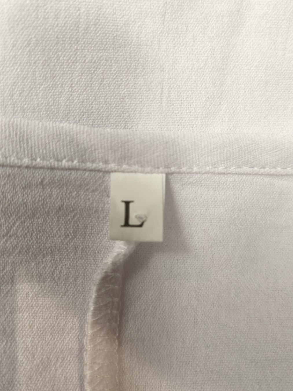 Camicette: Damen Bluse Langarm Weiss Grösse L 100% Polyester – Nuovo (secondo la descrizione) da Emmetten venduto da SecondhandSiska 4