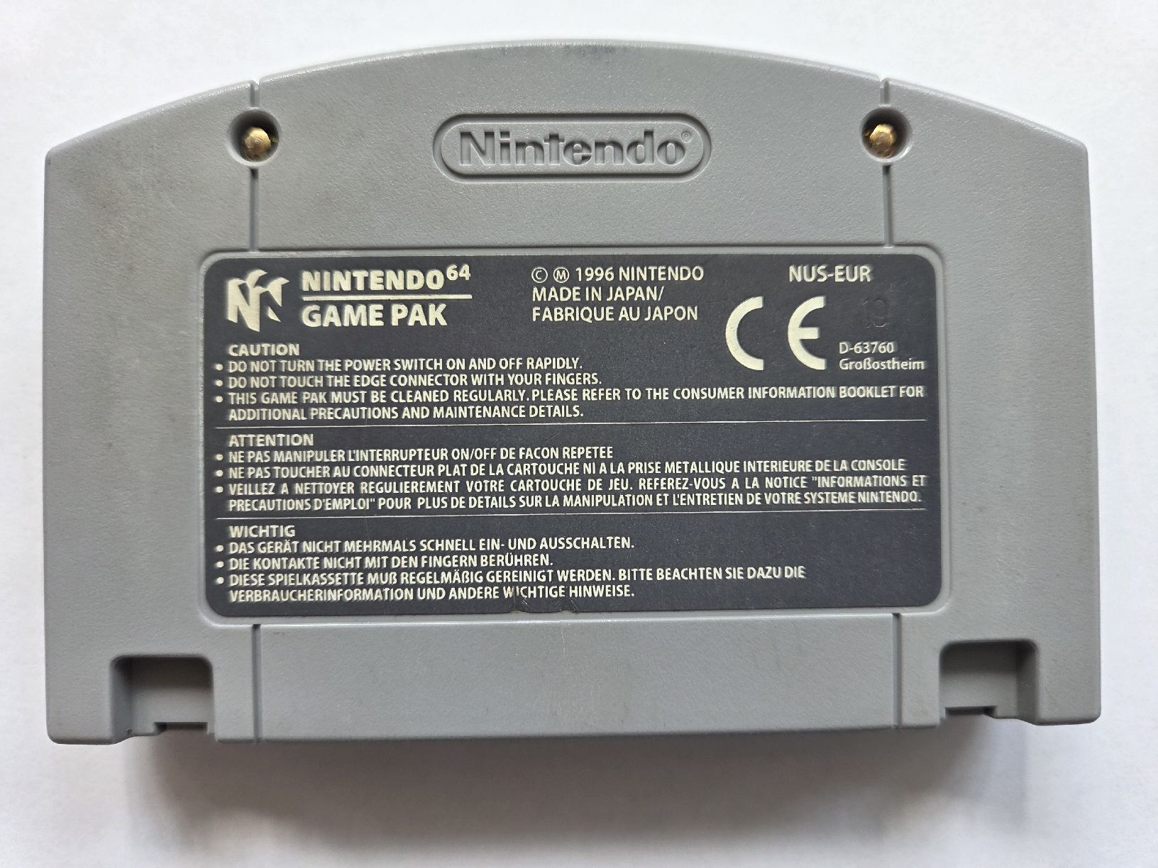 Nintendo Spiele: Blast Corps – Gebraucht aus Territet von Cenh 1