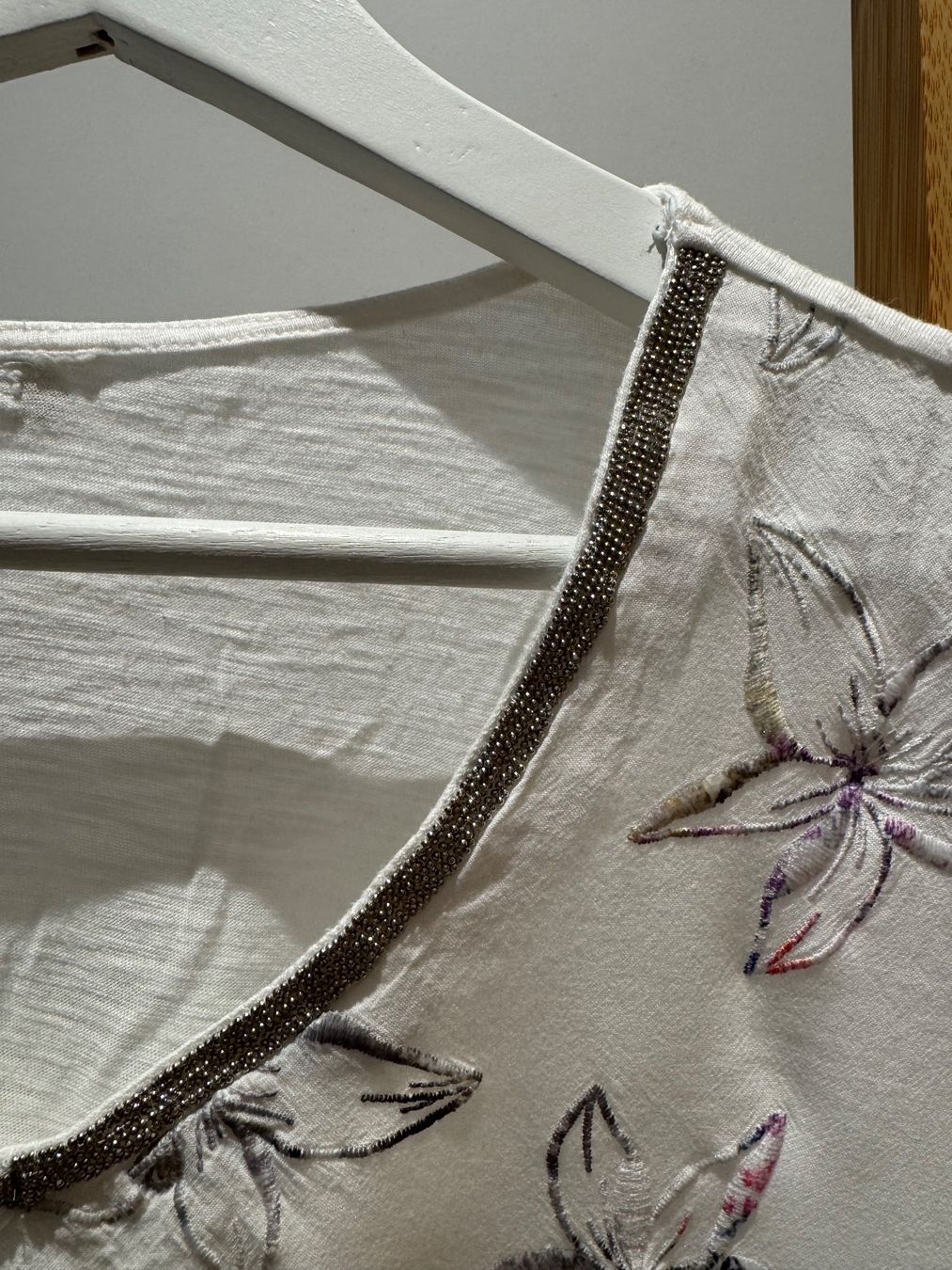 Top: Sommerliches Top mit Blumenmuster, Grösse 34-36 – Usato da Aarau venduto da Ruta_Ra 2
