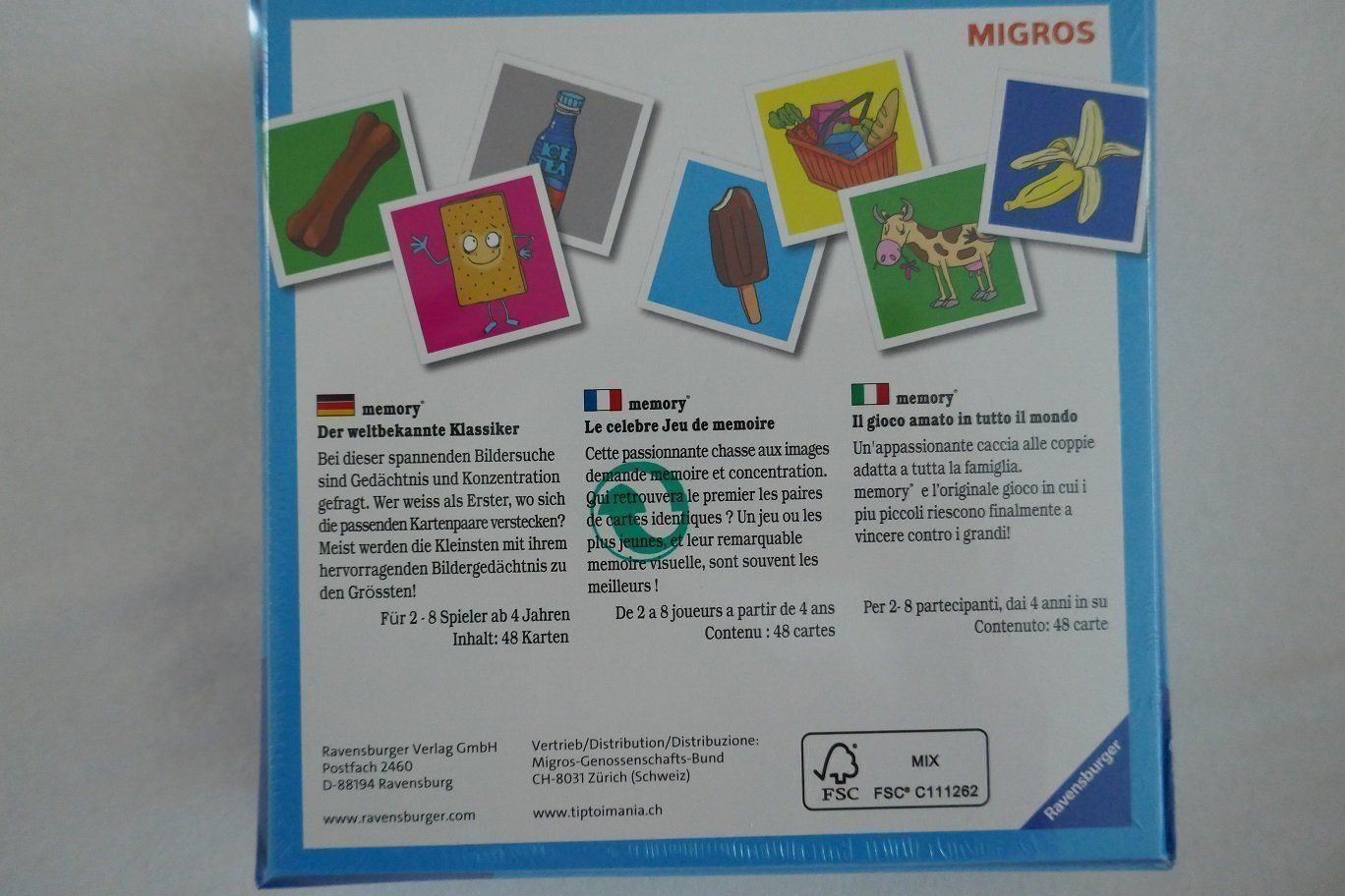 Spiele: OVP Spiel memory von Migros Ravensburger – Neu und originalverpackt aus Horgen von Feli39 1