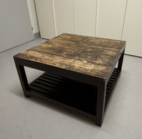 Couchtisch Holz - mit unterem Regal - sehr stabil