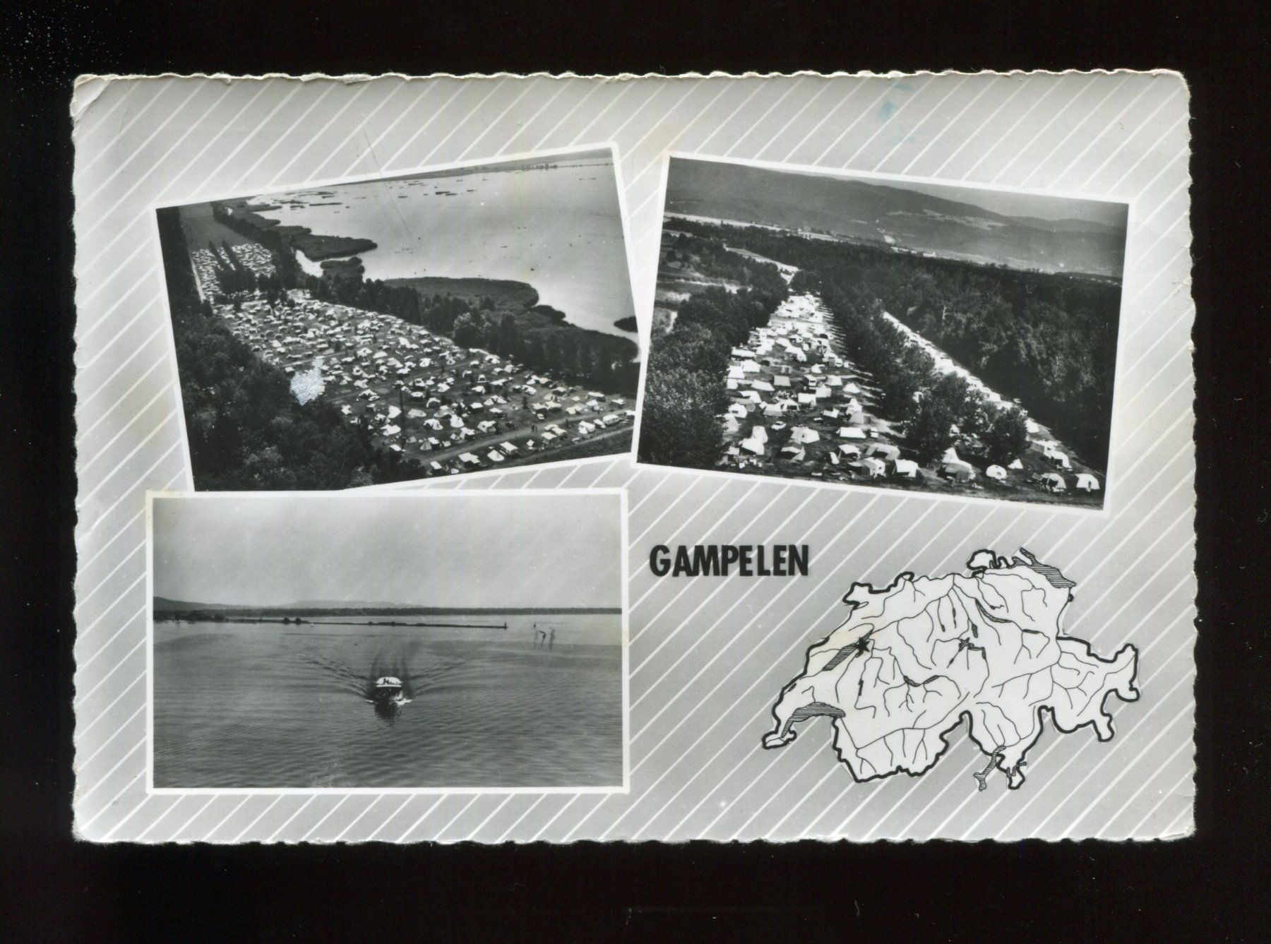 Ansichtskarten: Gampelen – Gebraucht aus Aarau von Elmaar41