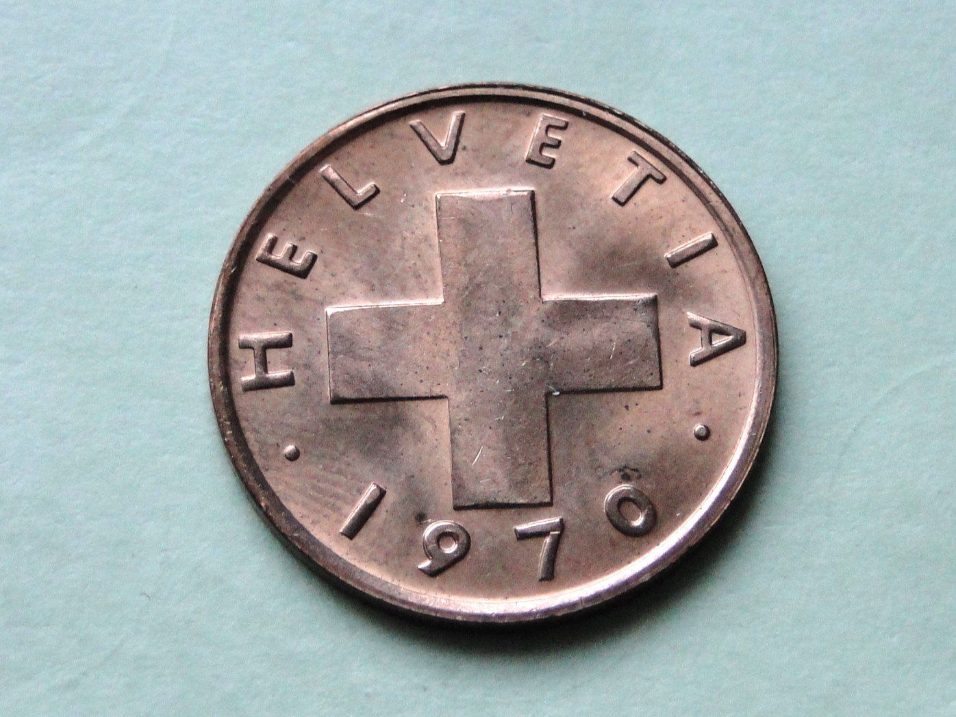 Tutti le monete: 1 Rappen  1970, wunderschön – Usato da Killwangen venduto da cyrano56