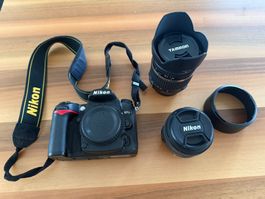 Nikon D7000 mit Objektiven und Zubehör in gutem Zustand