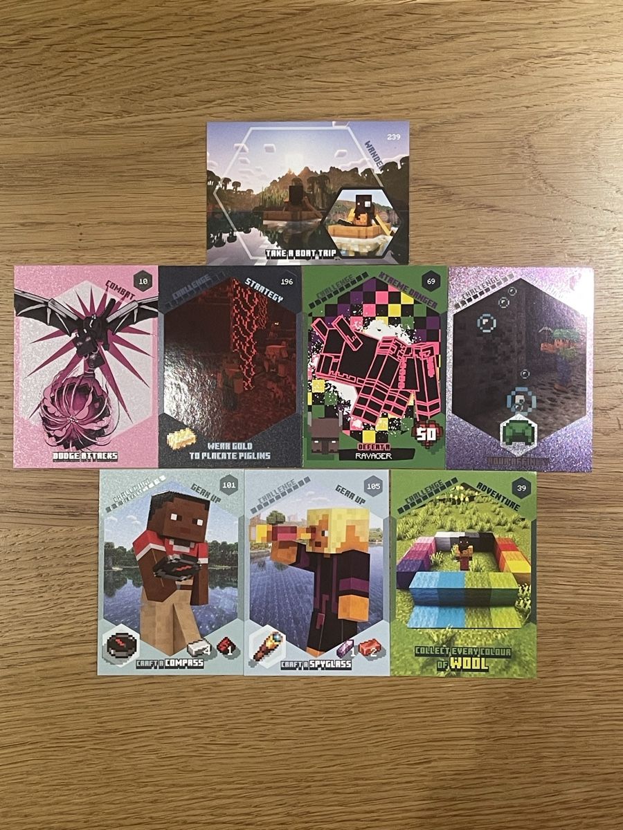 Panini Carte collezionabili: 8 Minecraft Sammelkarten – Usato da Hombrechtikon venduto da GianneE