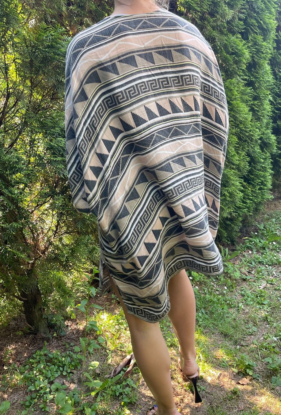 Vila Tuniche: Vila Chic kimono tunica lunga di viscosa--1-Size – Nuovo (secondo la descrizione) da Gordevio venduto da LanaZimm 4