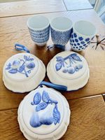 Shabby Chic Keramikschalen/Becher