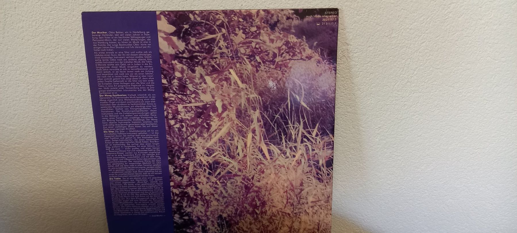 Schallplatten: Vinyl Okko Sitar & Electronics BASF LP – Gebraucht aus Salez von EMERCARO 1