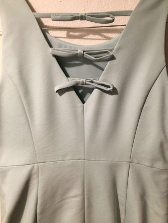 Vintage pastel türkises mini Kleid