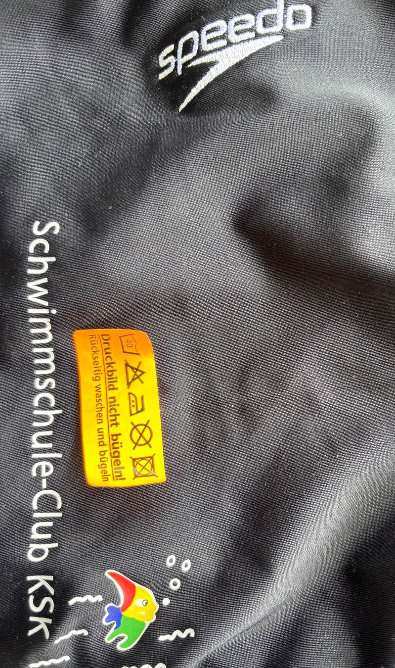 Speedo Costumi da bagno & Bikini: Badekleid Speedo Solid Splashback, Gr. 116, schwarz mit Logo – Nuovo e nell'imballaggio originale da Ebnat-Kappel venduto da Molton 2