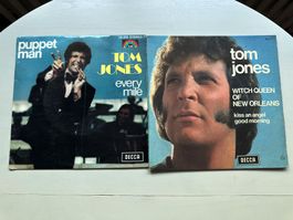 TOM JONES tolle Singles Kult rare  60's FRANCE differnt