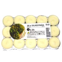Teelichter duftend 3.5 Std Silkesträd 30 Teelichter