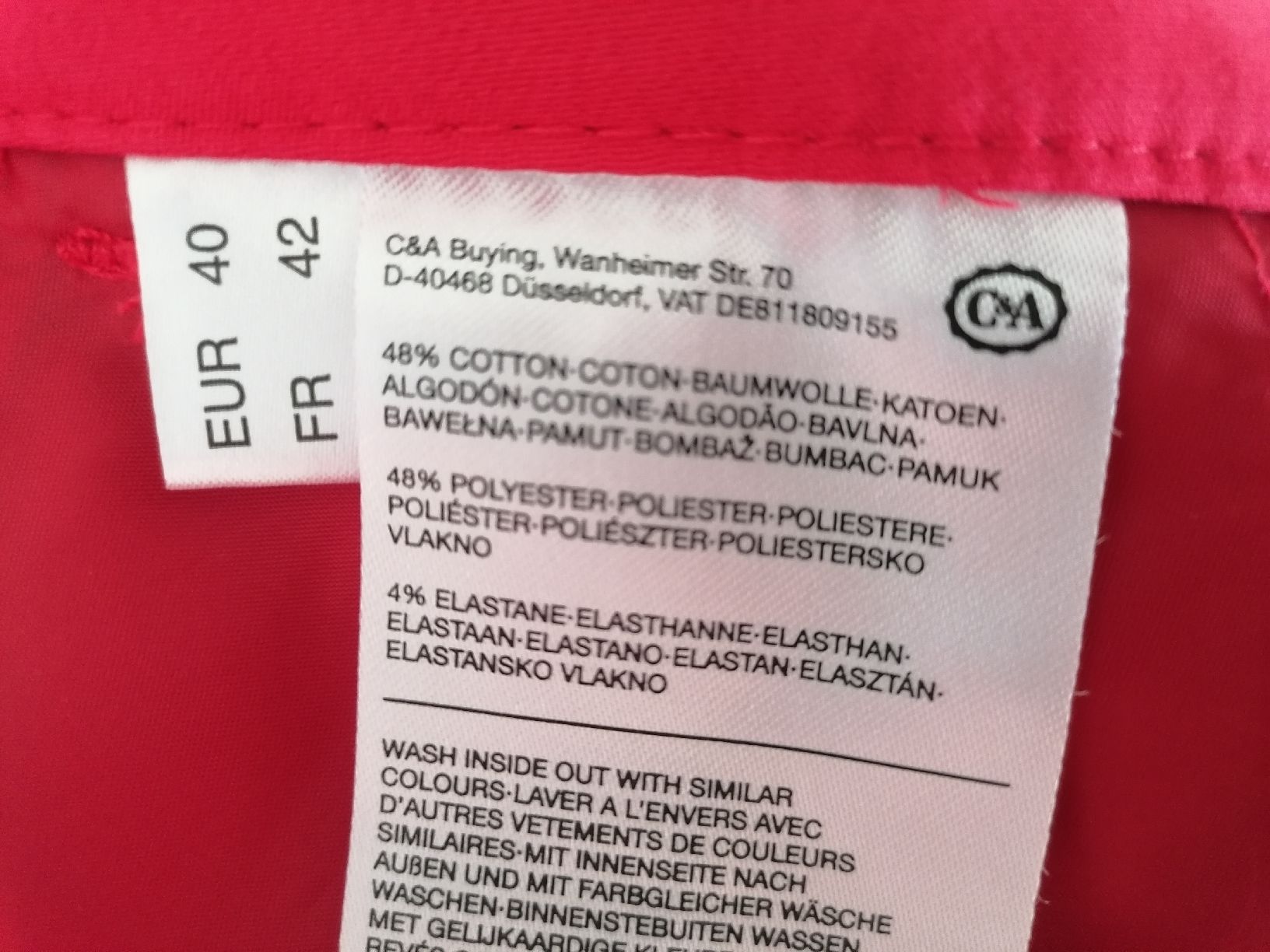 C&A Pantaloni: Hose C&A, Gr. 40 – Nuovo (secondo la descrizione) da Zug venduto da Annina29 1